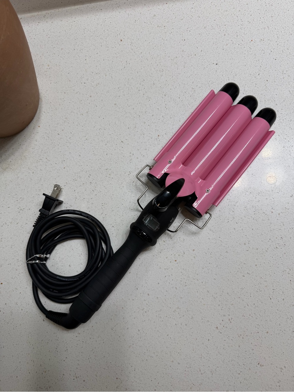 Allure Pink Triple Barrel Hair Waver